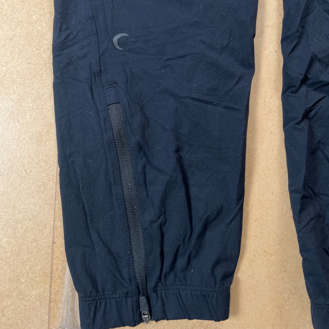 Zyia Trail Jogger Pants Micro Stripe Active Performance Black Women Large