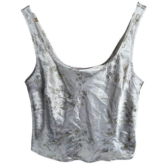 Victoria Secret Size Medium Cami Cropped Floral Top