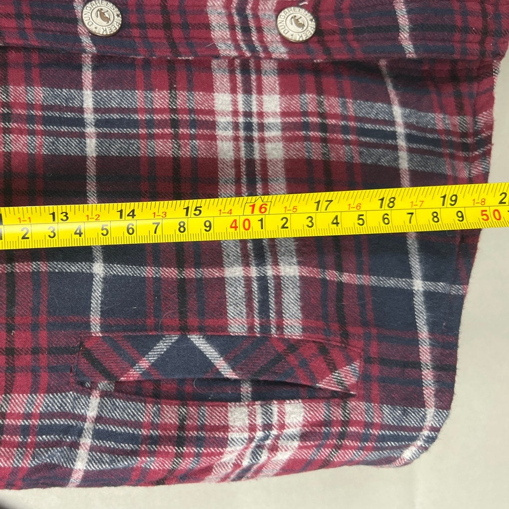 NWT Peek Small S 6 7 Aiden Plaid Flannel Button Down Outerwear