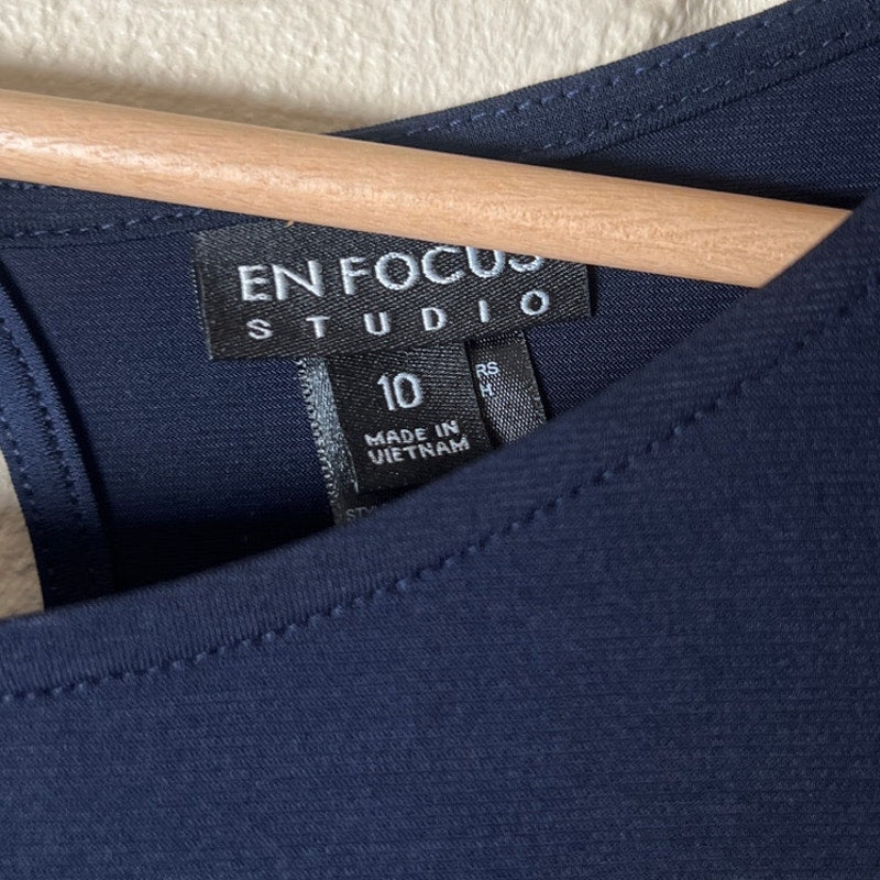 Enfocus Studio Long Dress W/ Red Strap Size 10 NWT