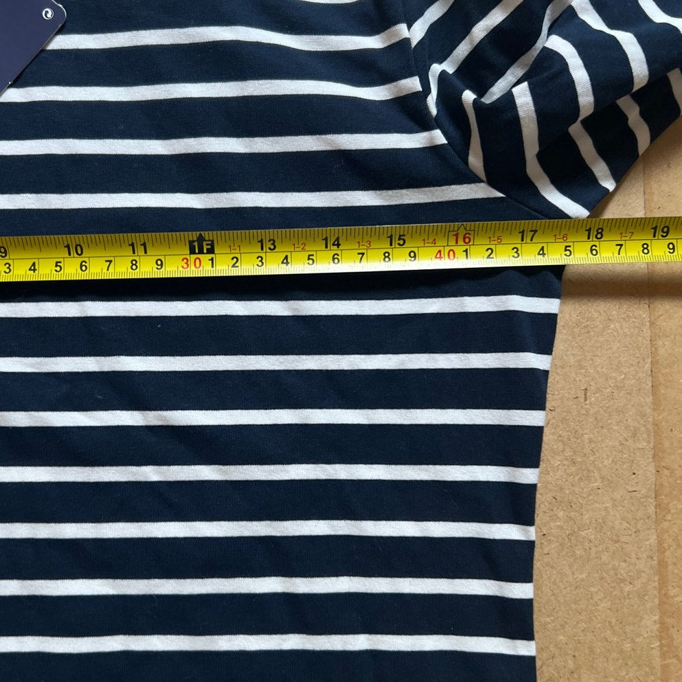 NWT Saint James For J.Crew Striped Turtle Neck Long Sleeve Size 34