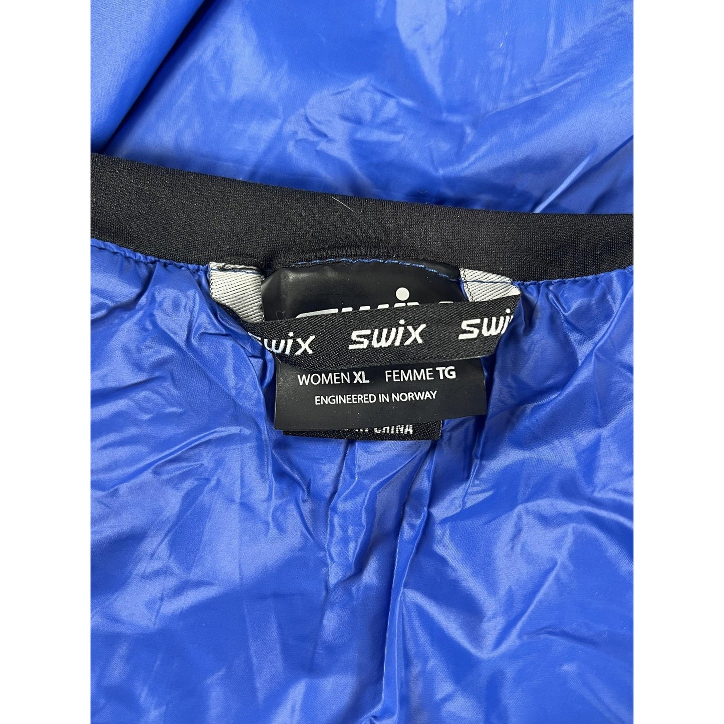 Swix Skirt Womens XL Blue Synthetic Insulated Ski Birkie Zip Side Pockets