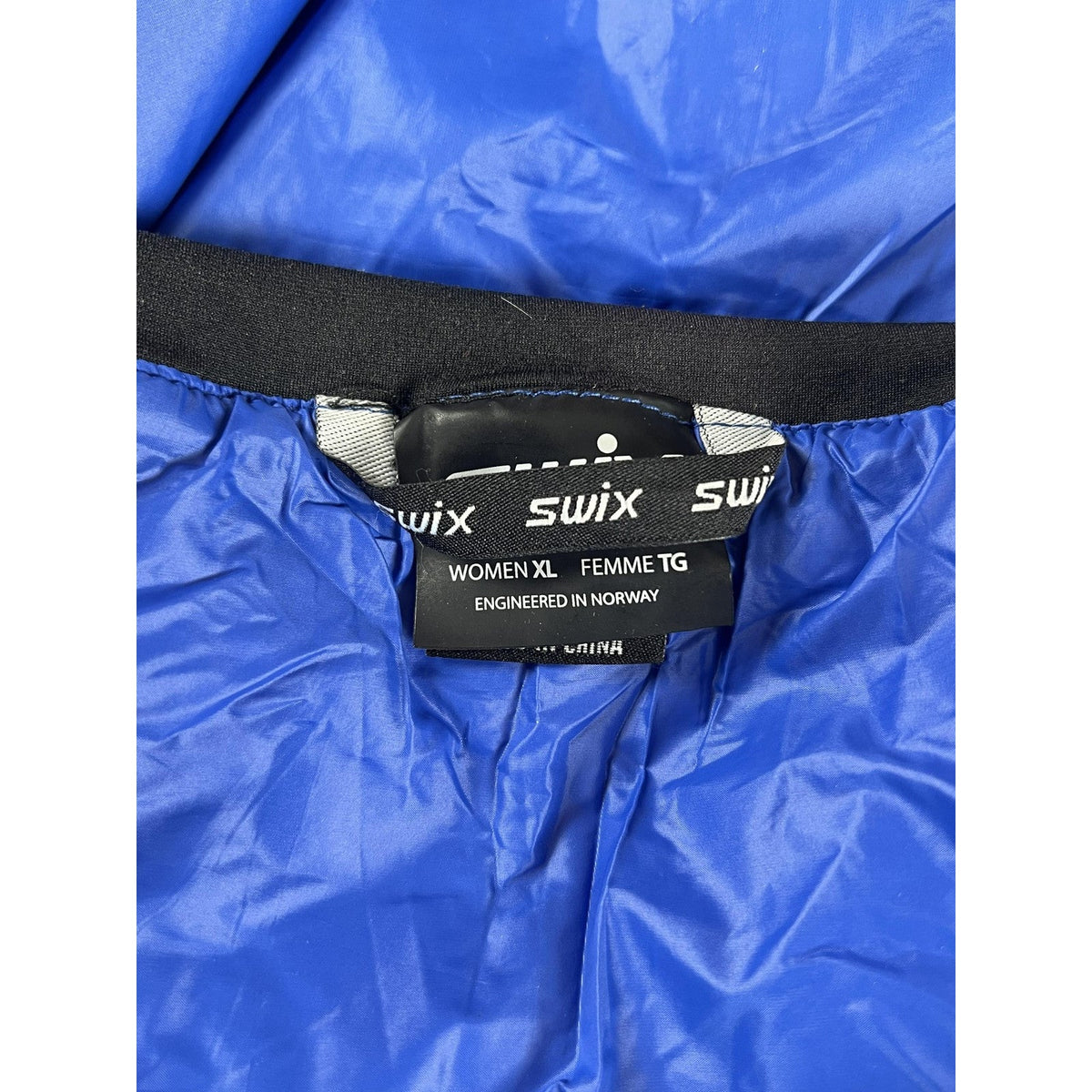 Swix Skirt Womens XL Blue Synthetic Insulated Ski Birkie Zip Side Pockets