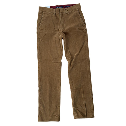 Crewcuts Bottom Teens 10 Brown Corduroy Pockets Stretch Logo Slim Thompson