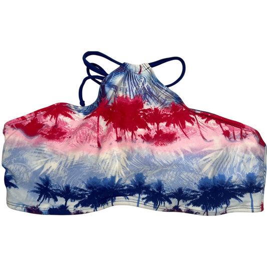 Malibu Dream Girl Bandeau Bikini Top Women's Adjustable Strap Size Large L