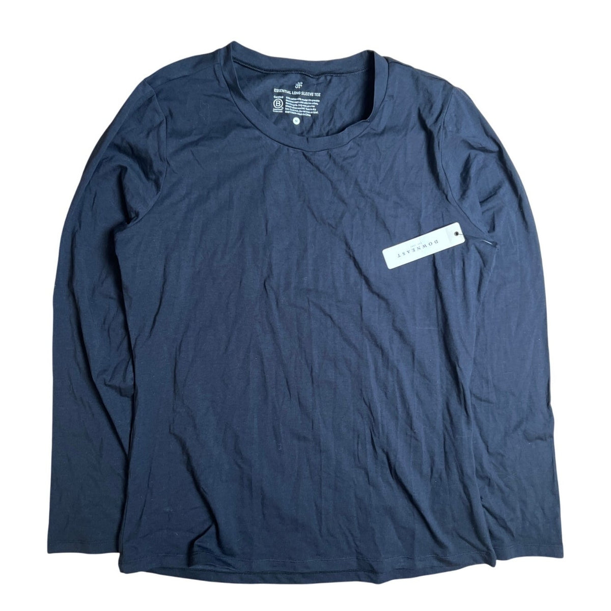 NWT Essential long Sleeve Navy Blue Men Medium Top
