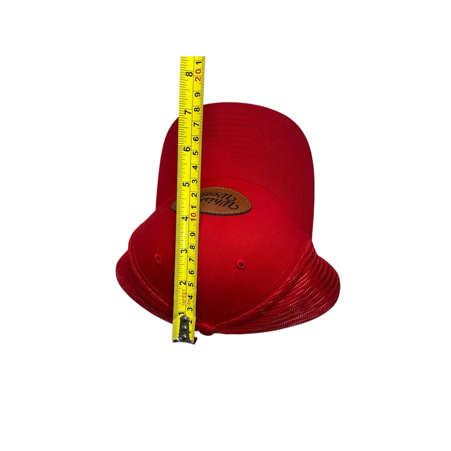 Whiskey Weather Richardson Red Trucker Hat Adjustable Strap