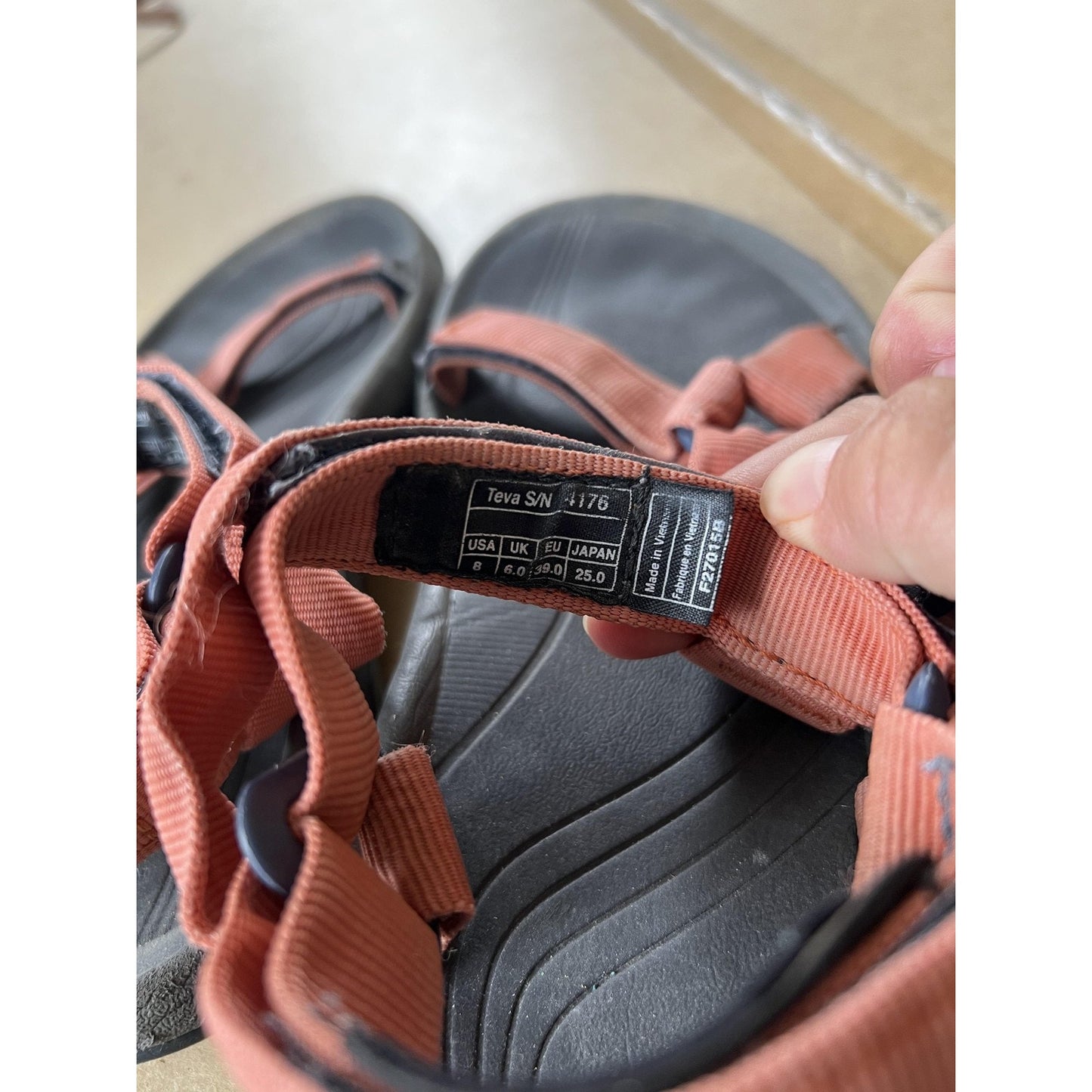 Teva Sandals Womens US 8 Pink Adjustable Straps Outdoor Sport Comfort Fit