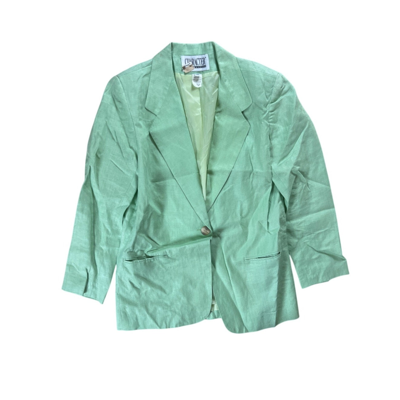 Character Suburban wear Green Women Blazer Size 10