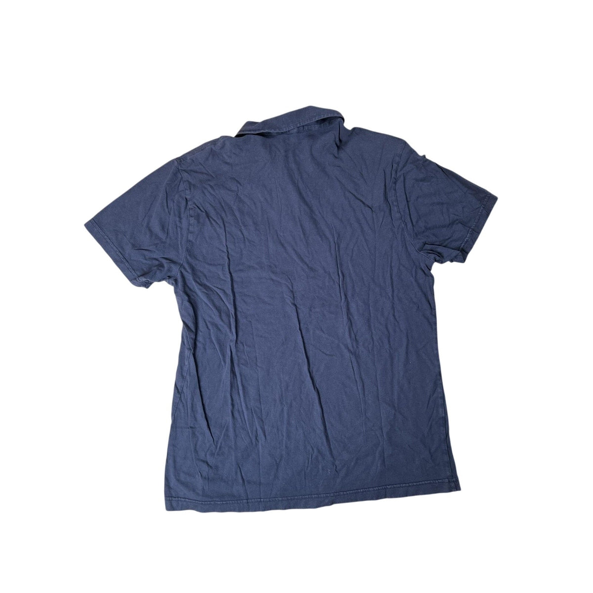 Original Penguin Polo Shirt Mens L Blue Classic Fit Cotton Pocket Collared