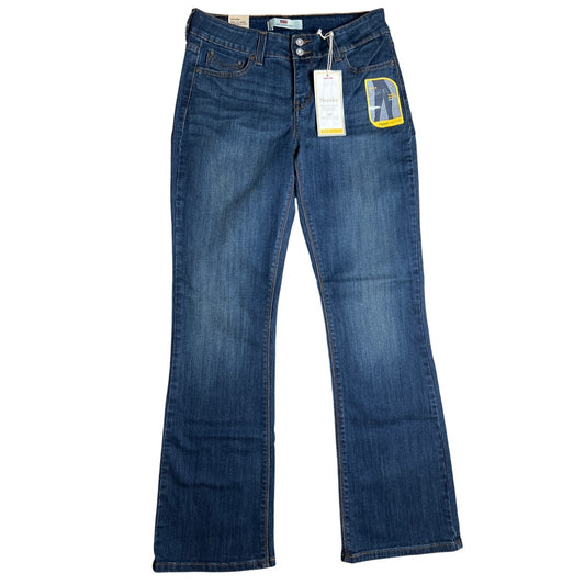 NWT Levis 526 Slender Boot Cut Women's Blue Jeans Stretch Size 6