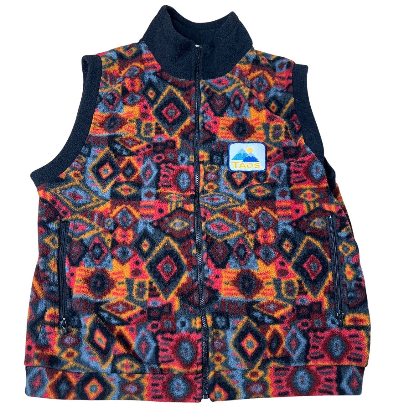 Taos Multi-Color Vest Women Size Large