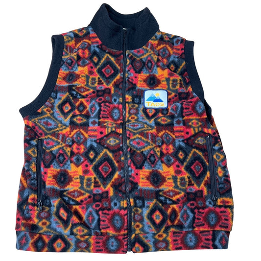Taos Multi-Color Vest Women Size Large