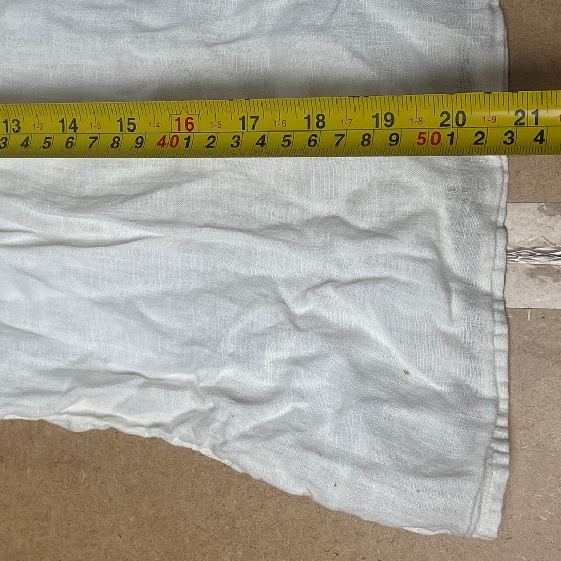 Flax By Jeanne Engelhart White Tank Top Size S