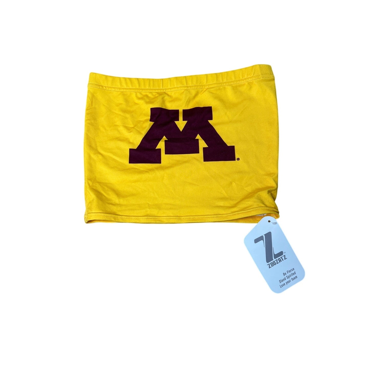 NWT University Of Minnesota Yellow Tube Top Size XS