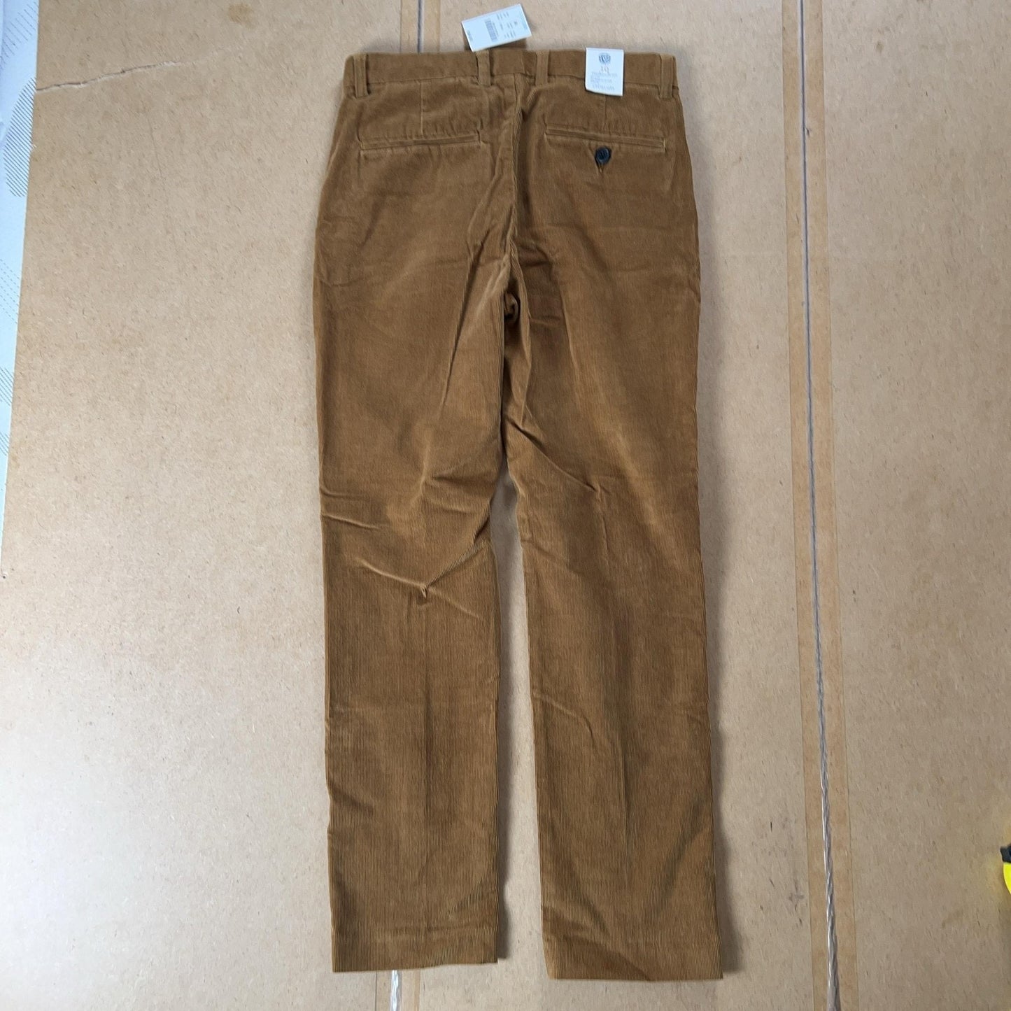 Crewcuts Bottom Teens 10 Brown Corduroy Pockets Stretch Logo Slim Thompson