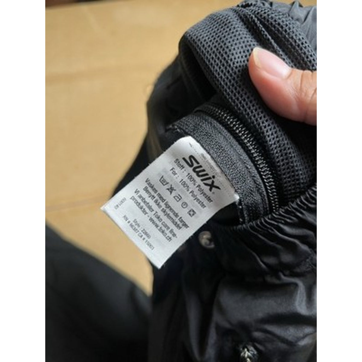Swix Pants Womens S Black Snow Pants Taffeta Lightweight Elastic Waist Pockets