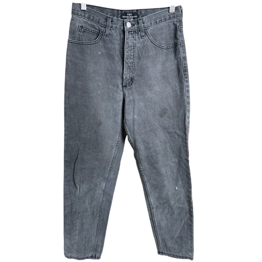 Vintage Guess Gray/Black Faded Jeans Size 30 Made In USA