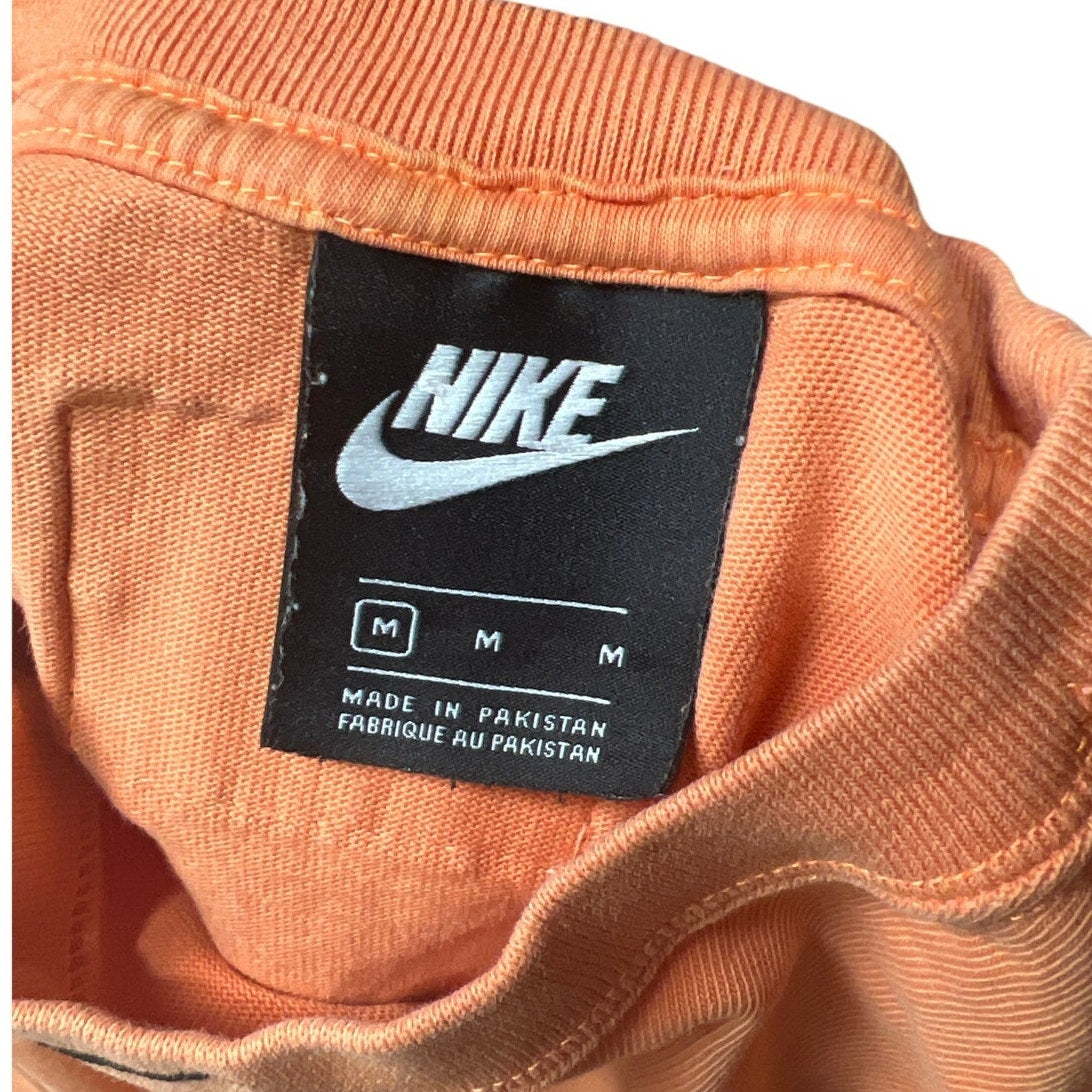 Nike Center Swoosh Orange Tank Top Size Medium Sleeveless Active