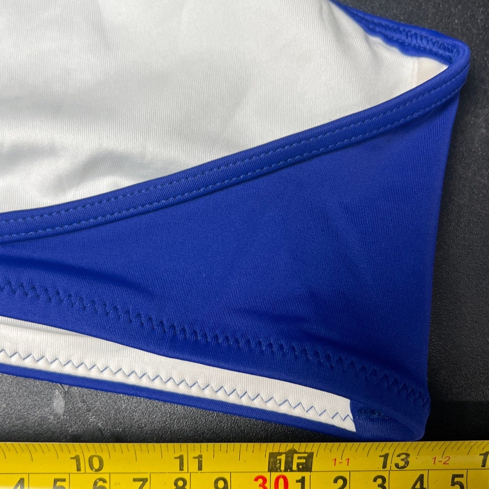 Pink Victoria Secret Block Wrap Size Large Women Top Bikini Tie Blue