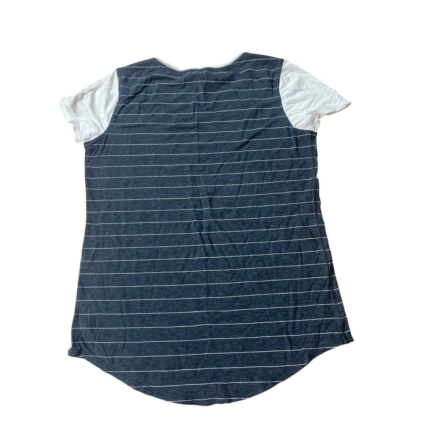 Lululemon Women's T-Shirt Striped With White Short Sleeves Size 4