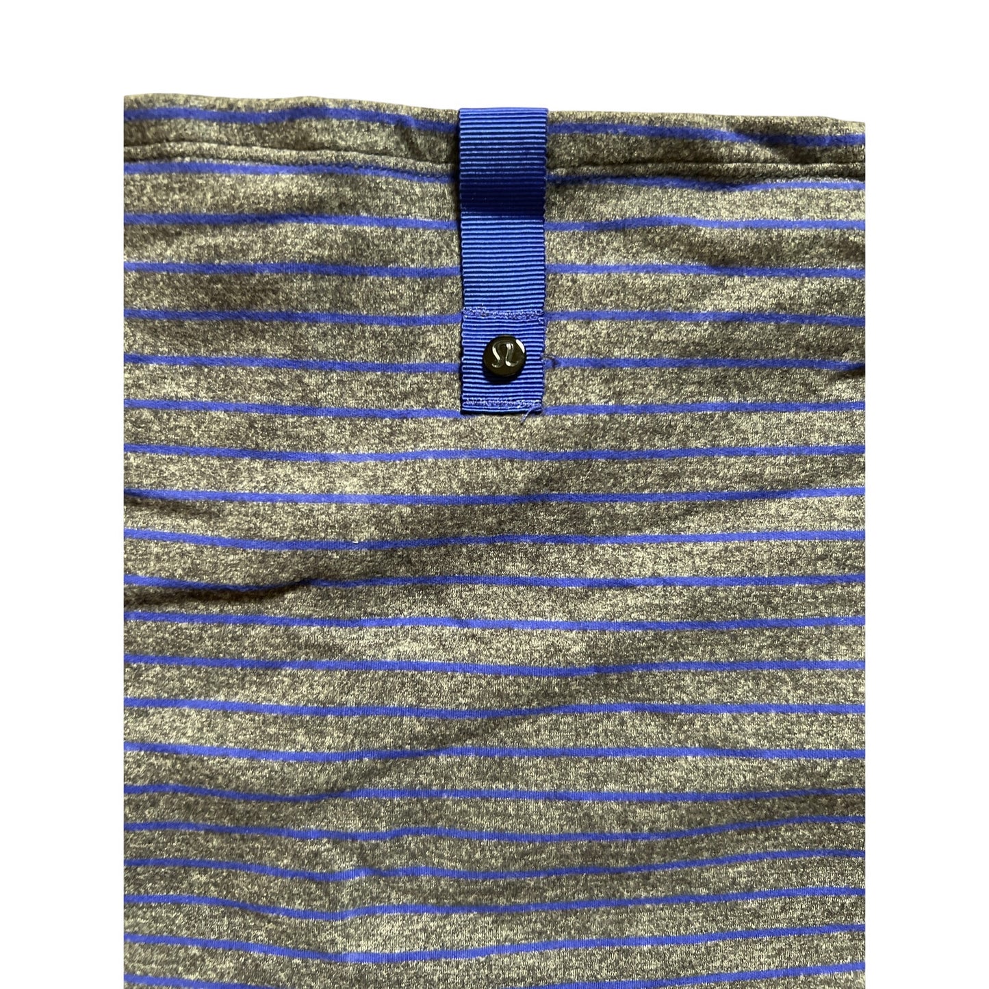 Lululemon Blue/Gray Stripes Blanket Scarf