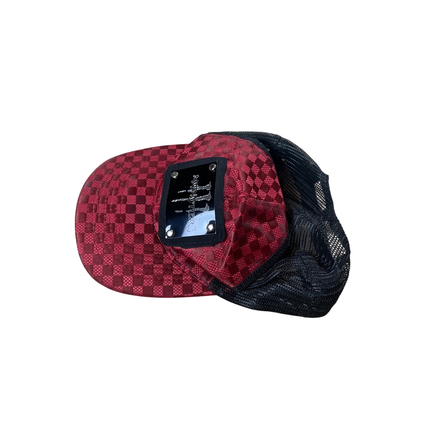 Monster Energy Red Checkered Hat One Size