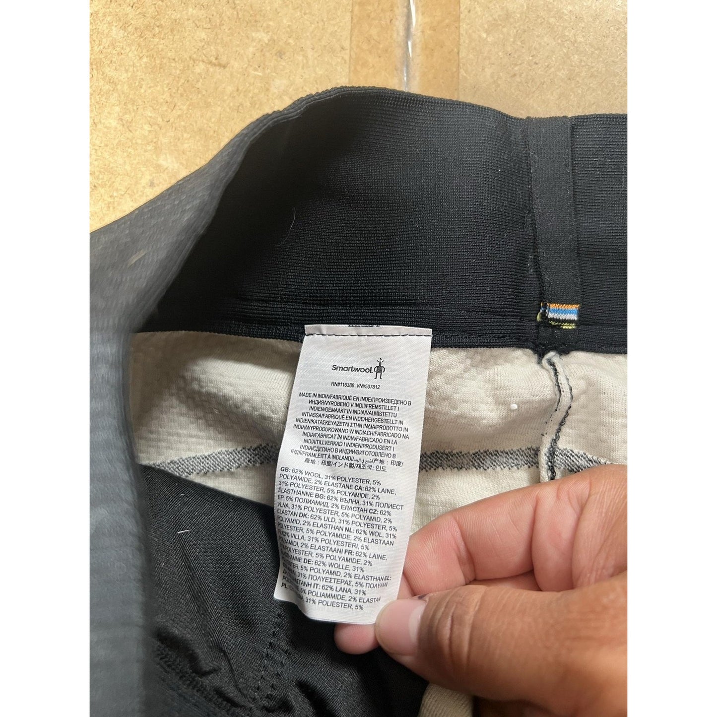 SmartWool Pants Womens M Black Jogger Knit Wool Polyamide Spandex Pockets