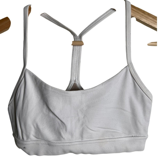 Lululemon Women's Size 4 White Sports Bra