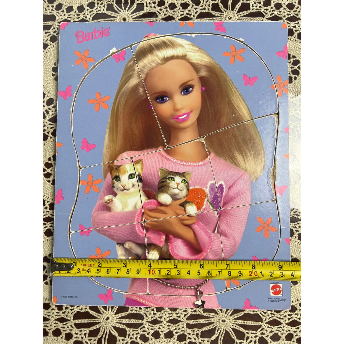 1998 Mattel Toys Barbie Children’s Jigsaw Puzzle