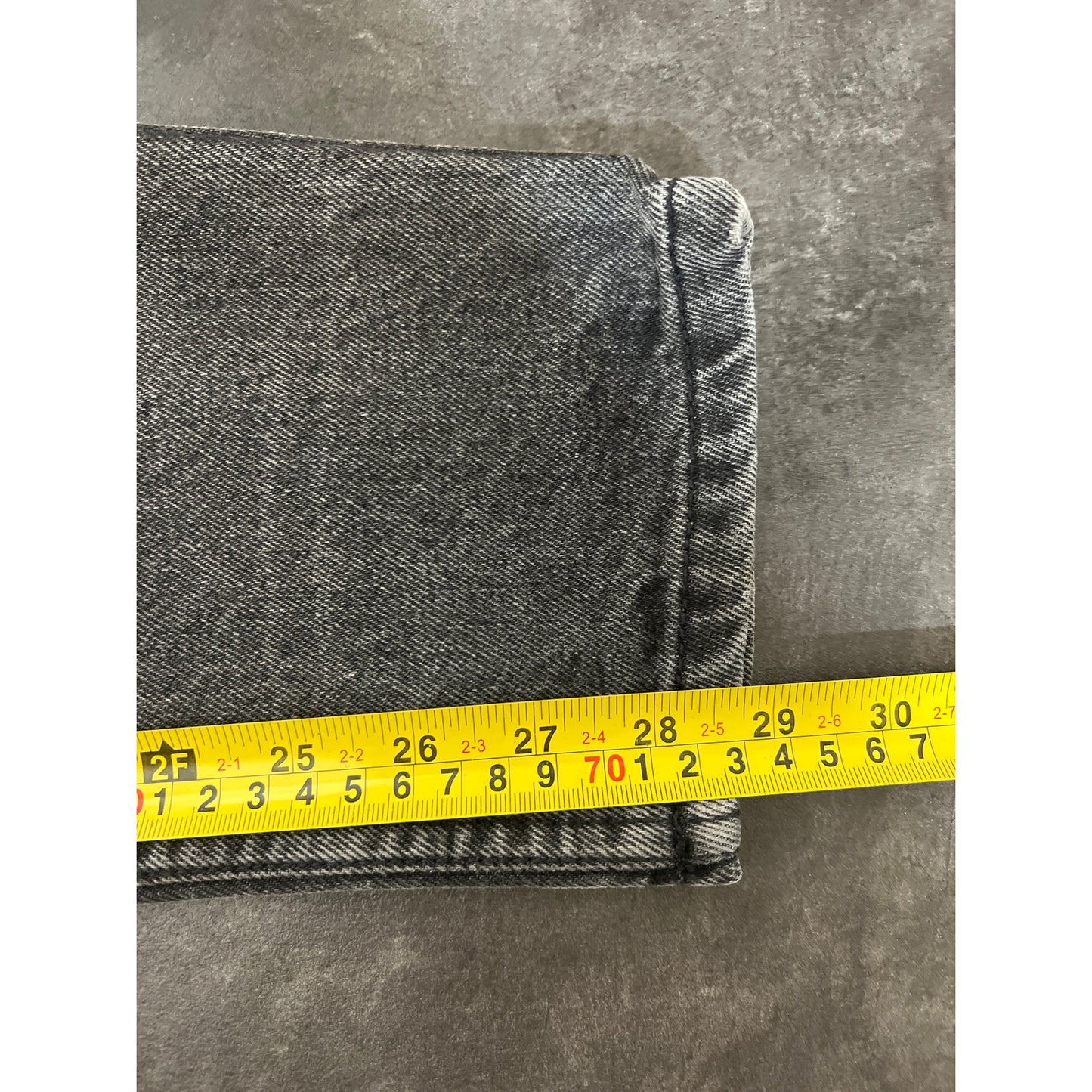 Guess George Marciano Size 28 Black Jeans Button Fly