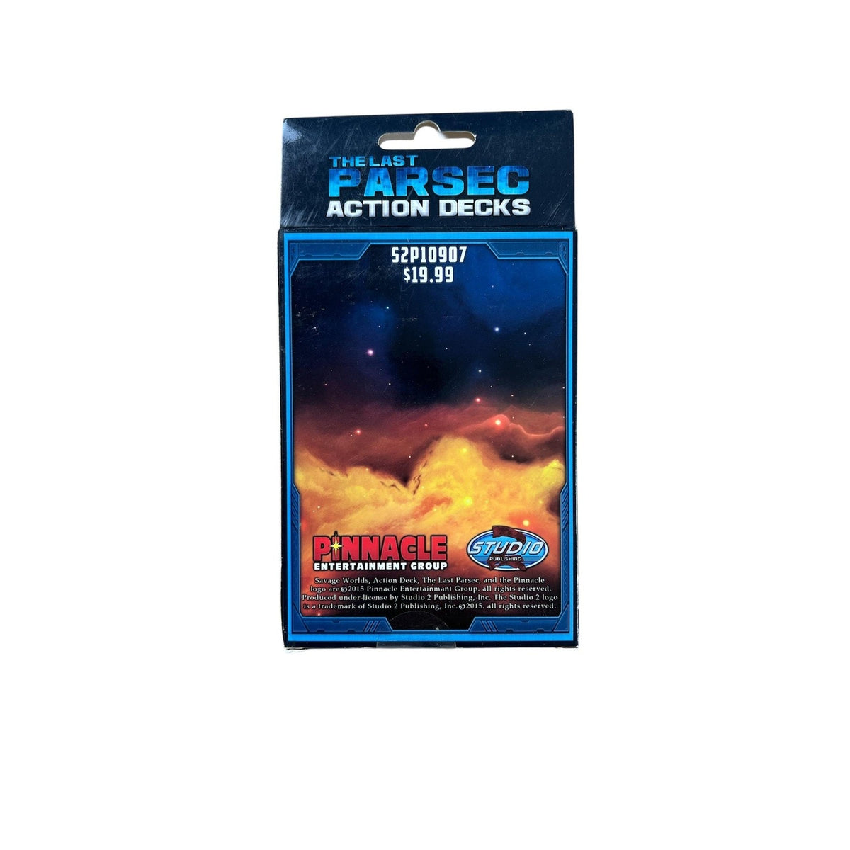 Pinnacle Last Parsec Action Decks Savage Worlds RPG Accessory 2x54 Cards
