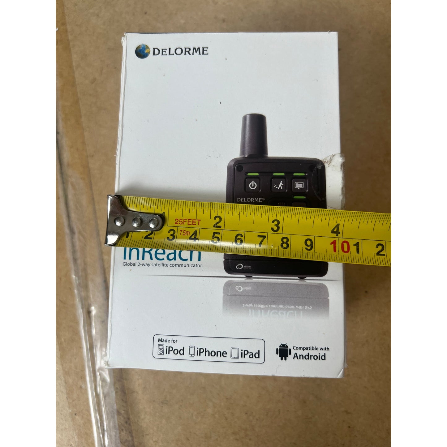 DeLorme InReach 2-Way Satellite Communicator GPS Black Made In United States