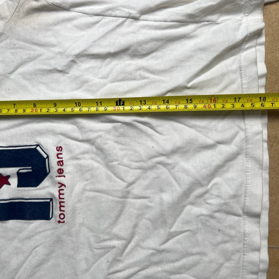 Tommy Jean White Long Sleeve Women Size Large