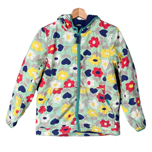 Mini Boden 11-12Y Polka Dot Girl Coat Jacket Fleece