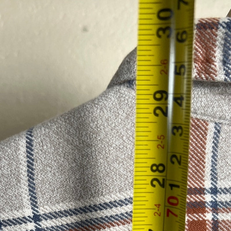 Patagonia Organic Cotton Button Up Large Fjord Flannel Shirt