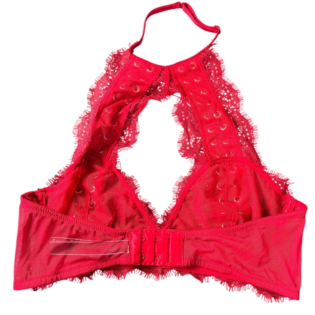 Victoria Secret Very Sexy Underwire Unlined Halter Bralette Bra Small