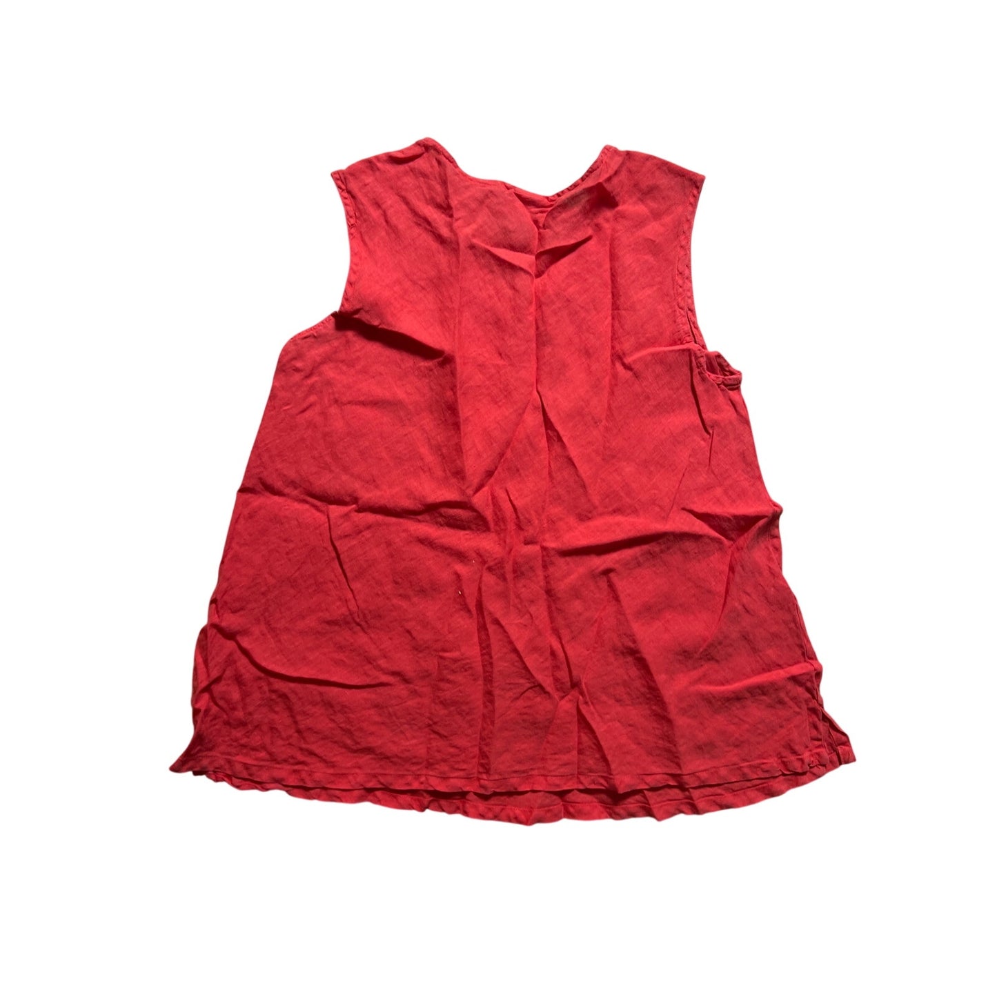 Vintage Match Point Red Blouse Tank Women Size Large