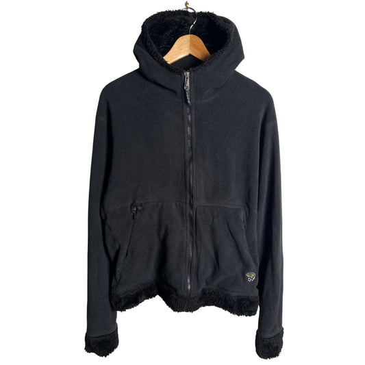 Mountain Hardwear Jacket Womens L Black Fleece Outdoors Casual Camping Hike