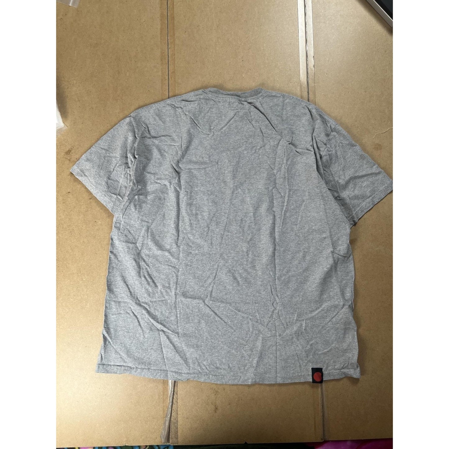 Cookies Shirt Mens L Gray Cotton Blend Crew Neck Graphic Print Front Logo