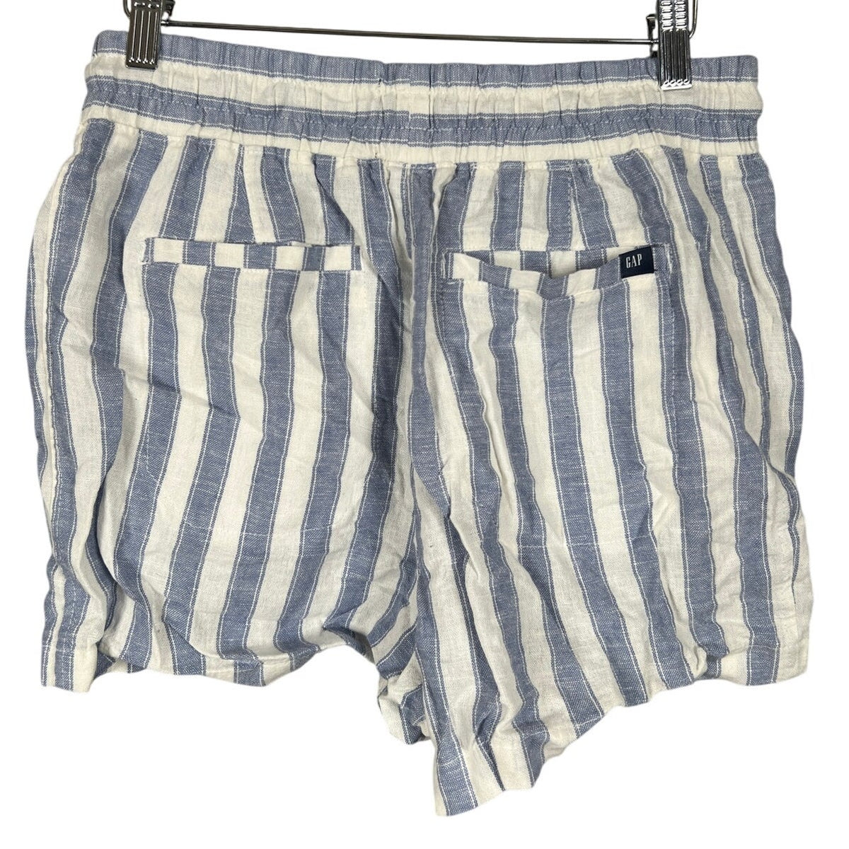 Gap NWT Linen Shorts Size Small Lightweight Striped