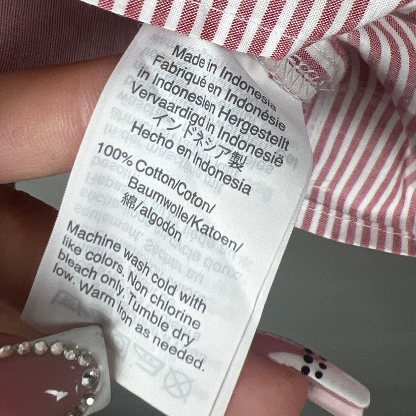 Madewell Striped Summer Wrap Blouse Women's Size XS