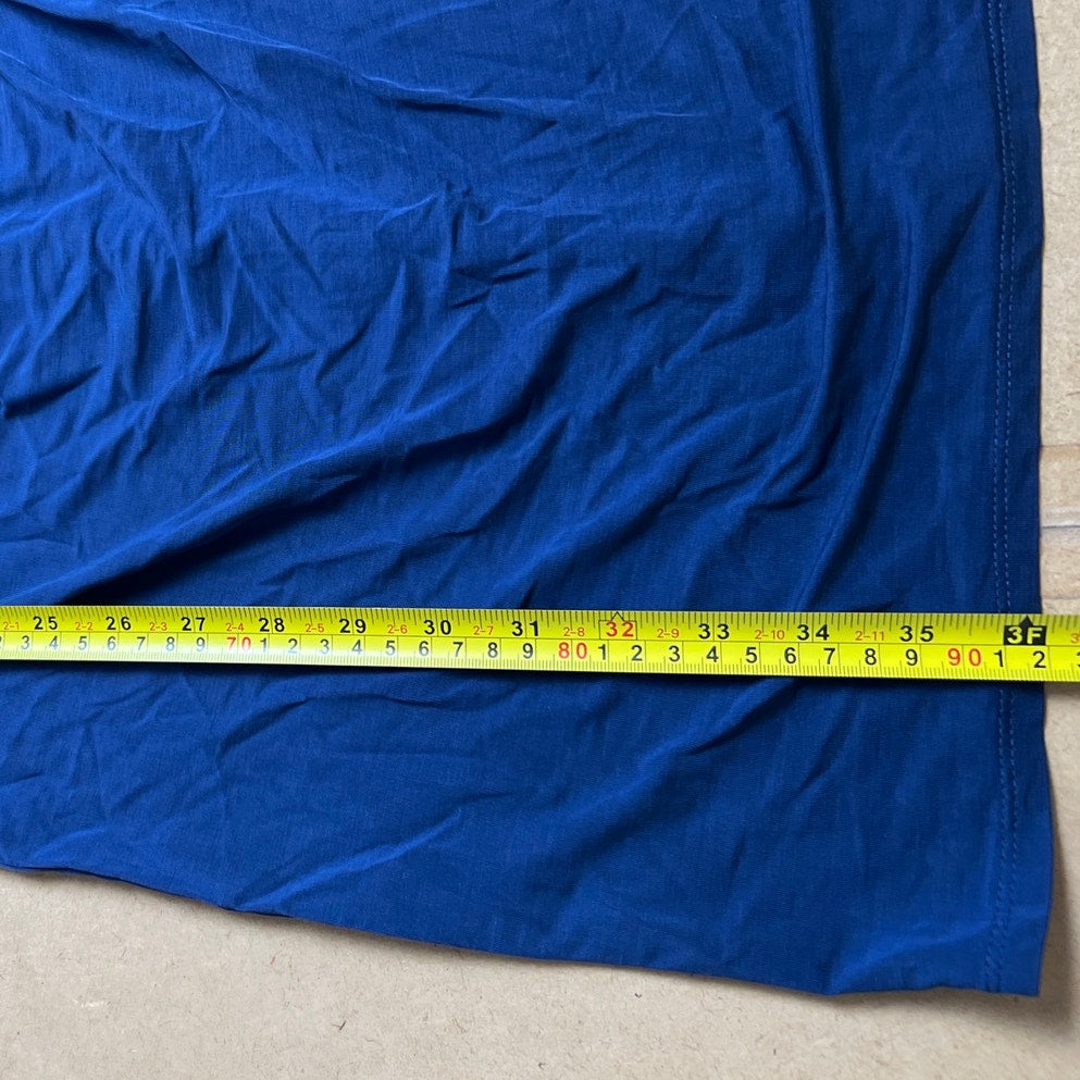 Anthropologie Dolan Sanibel Blue Sleeve Side Tie Dress Size S