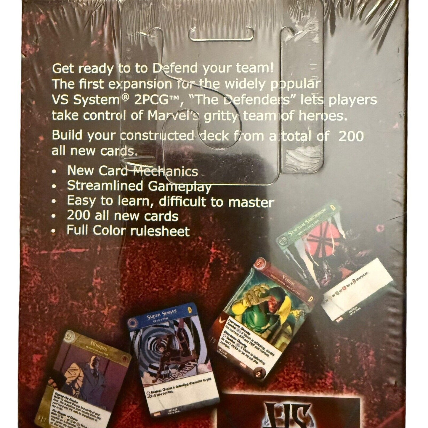 Upper Deck UD VS System 2PCG Marvel The Defenders Box New Sealed