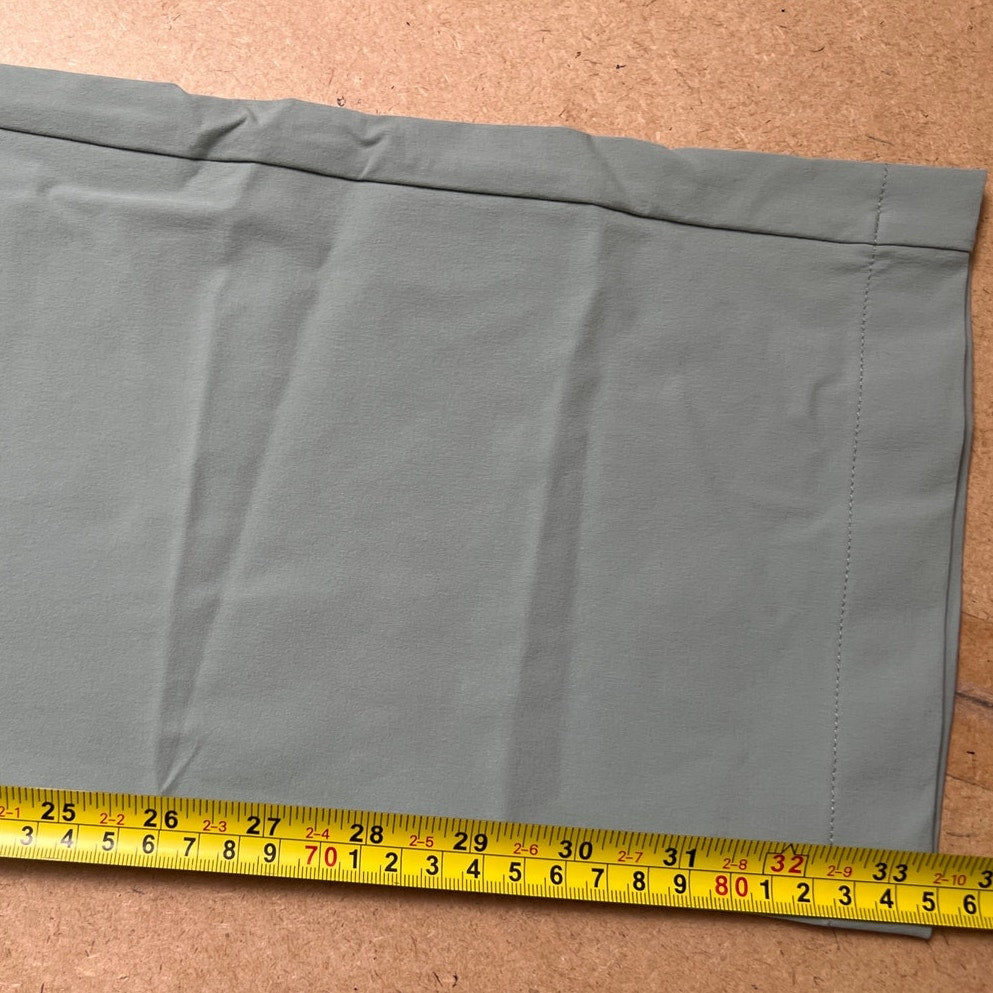 Brady Brand Pants Mens 34 Olive Performance Structured Nylon Stretch Chinos