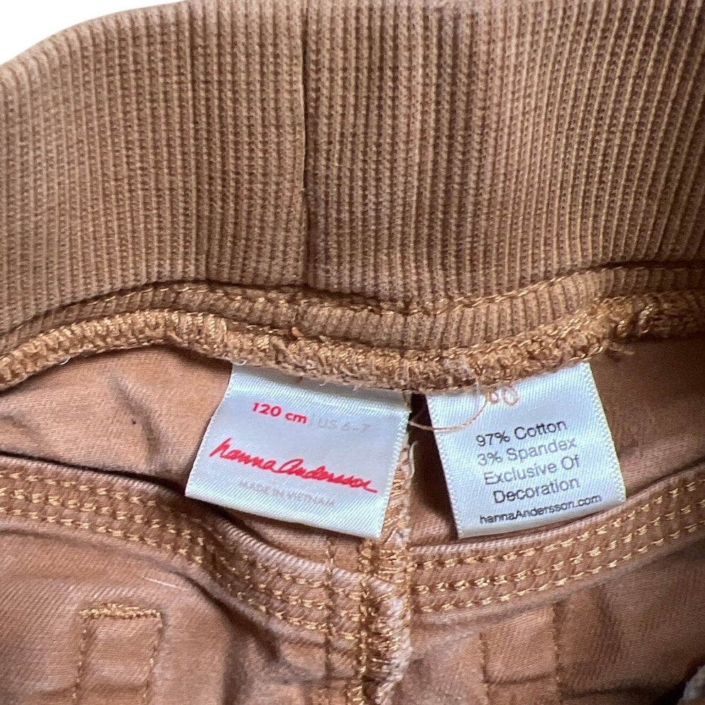 Hanna Andersson 6-7Y Tan Boy Pants