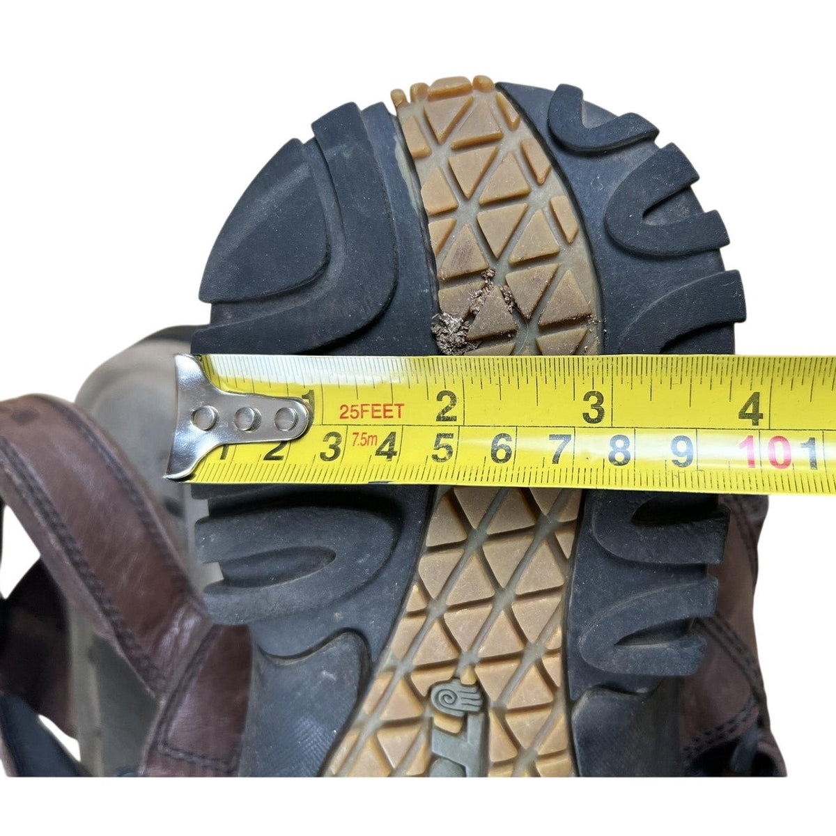 Teva Terra FI 5 Universal Sandals Mens US 12 Brown Leather Outdoor Shoes