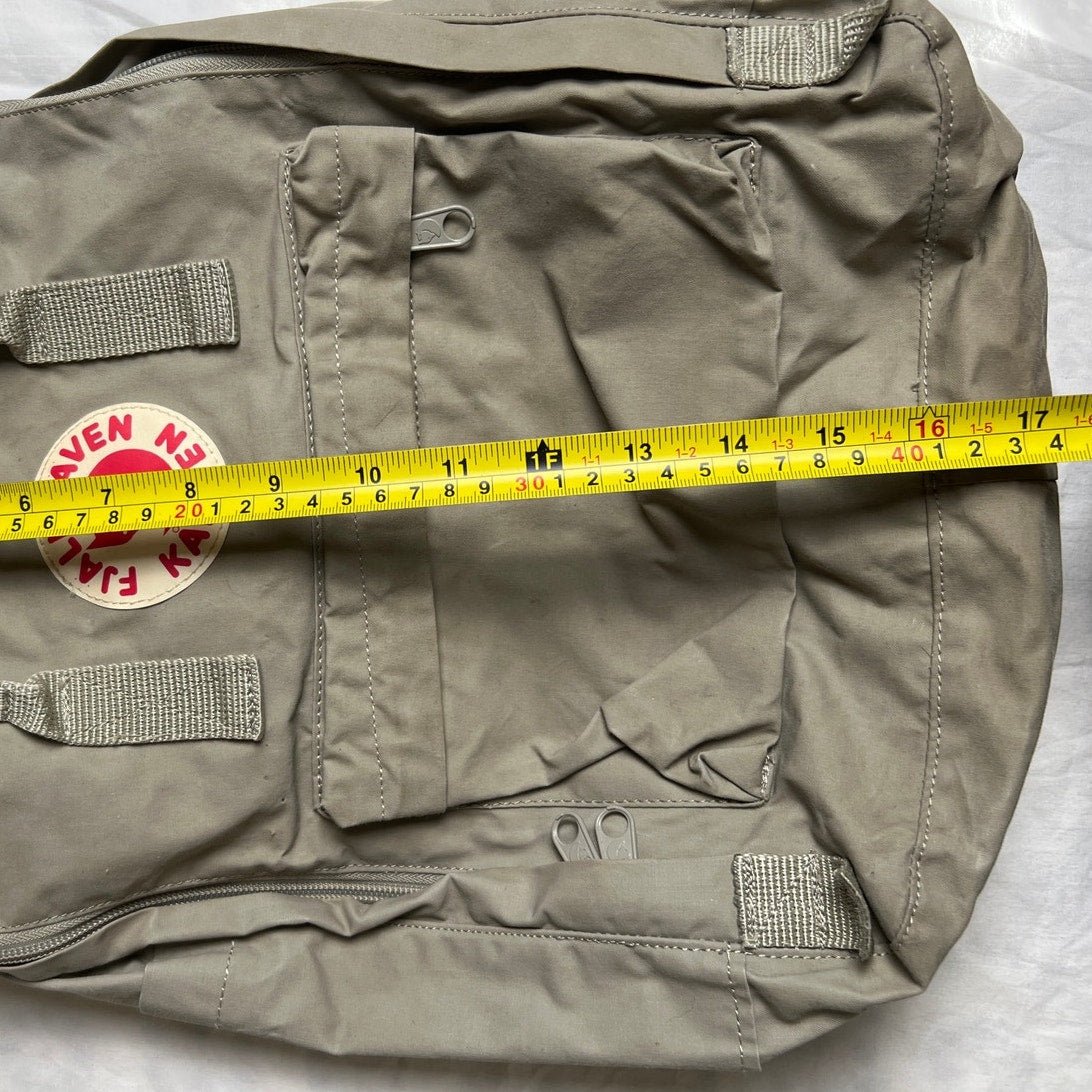 Fjallraven Kanken Double Handle Gray Bag Backpack
