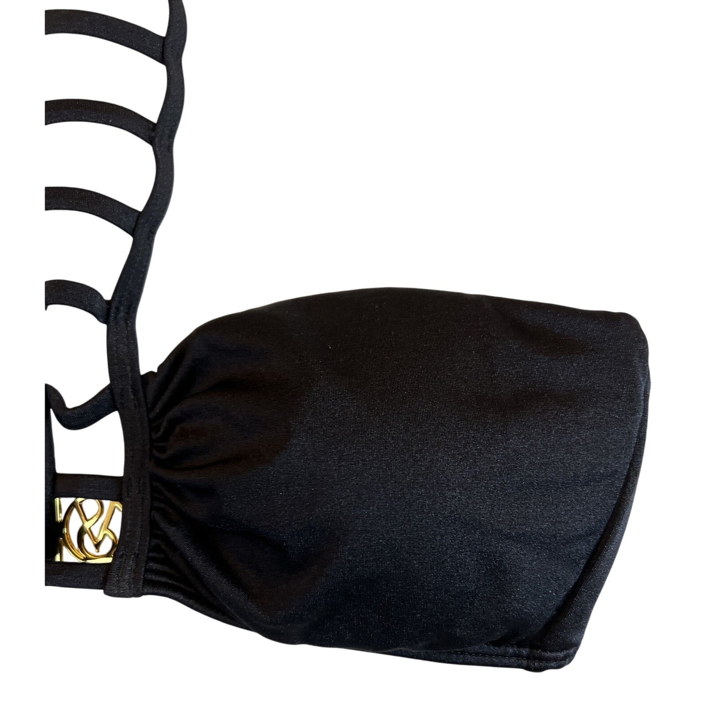 Victoria's Victoria Secret S Small Bikini - Black Gold Clasp - EUC