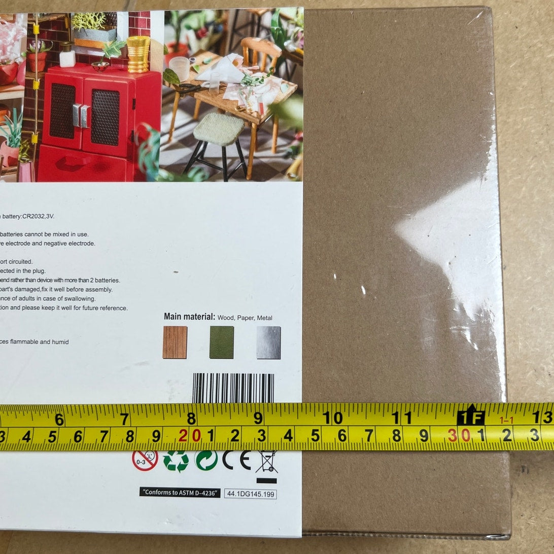 NIB Rolife Emily's Flower Shop DIY Miniature Doll House